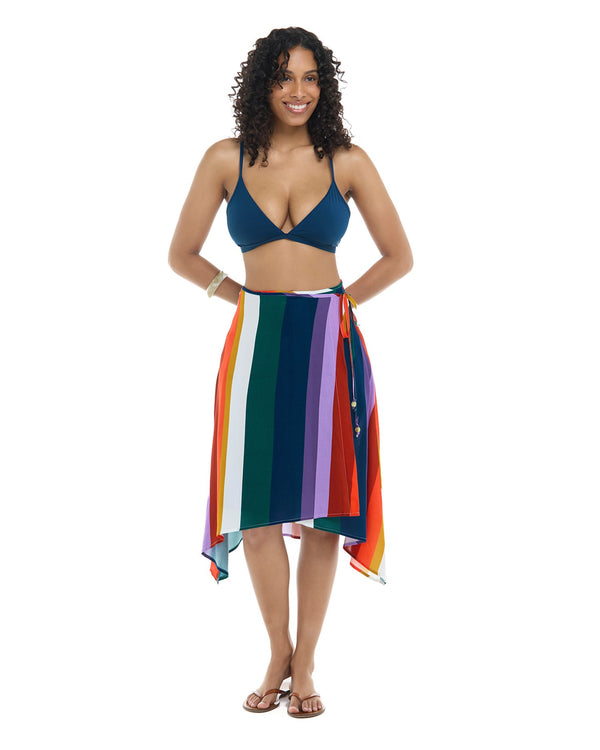 Junia Wrap Skirt - FLOW - SKYE