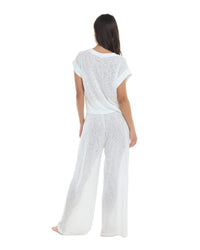 T-shirt court Sicily - IVORY