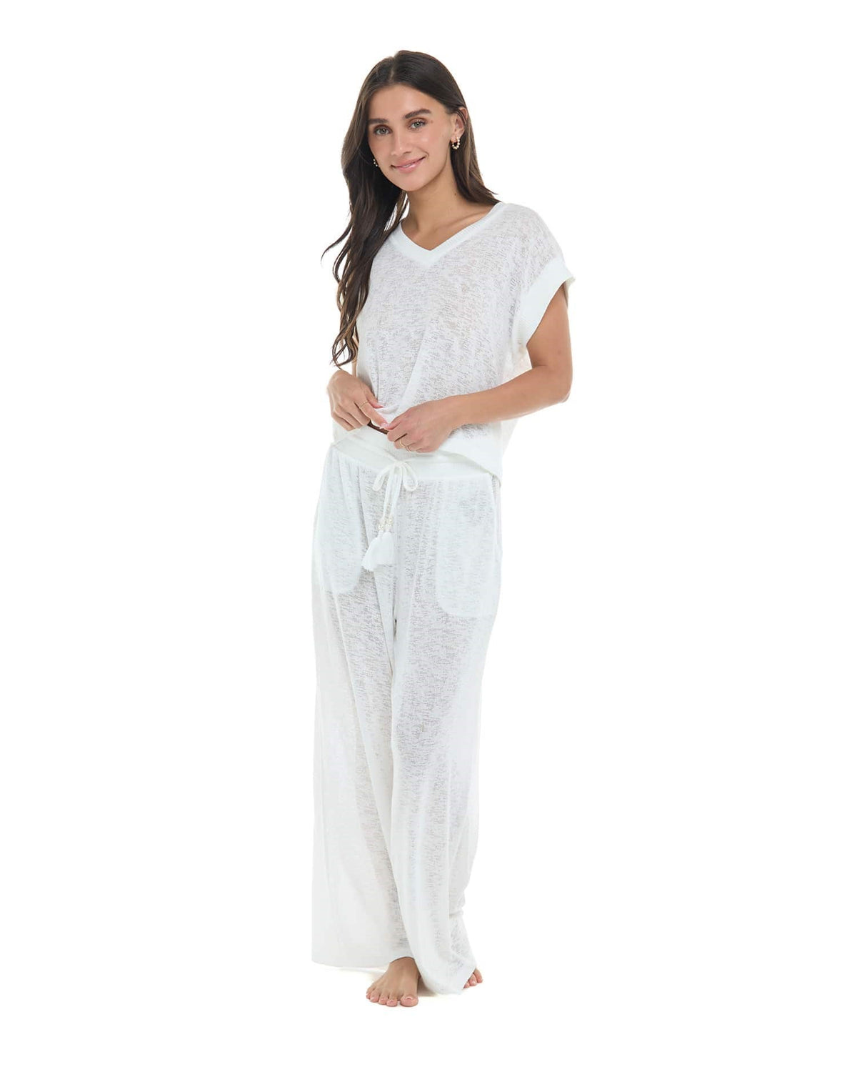 T-shirt court Sicily - IVORY