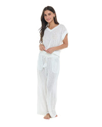 T-shirt court Sicily - IVORY