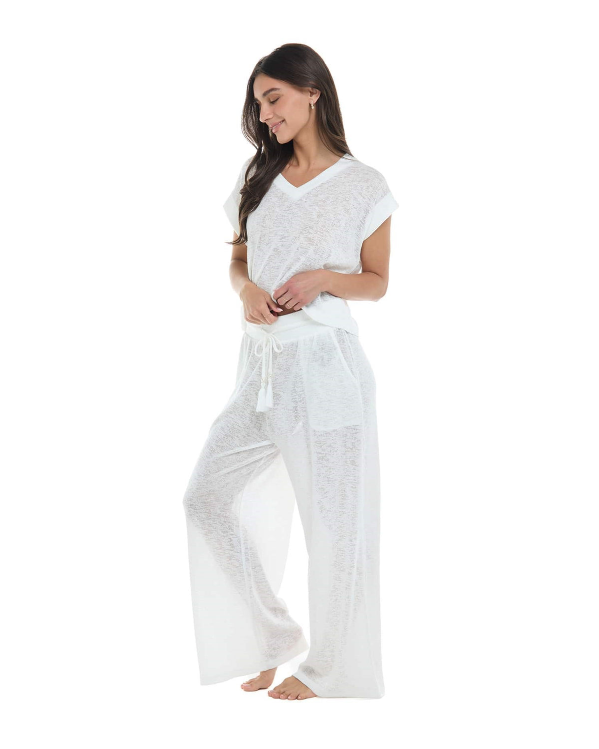 T-shirt court Sicily - IVORY