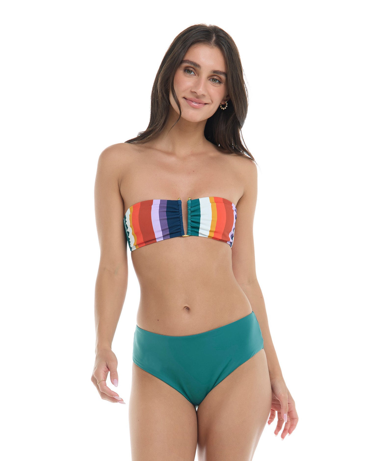 Shirred Rachel Bottom - CELADON