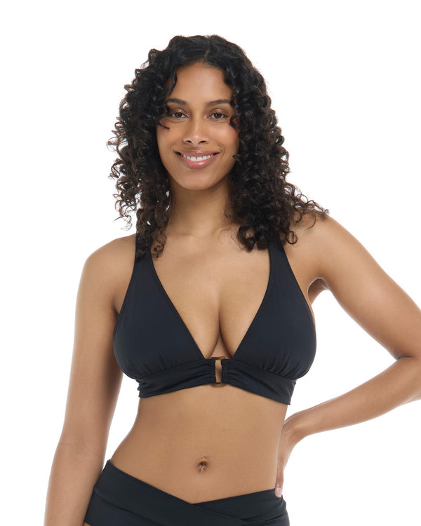 Kael D,DD,E & F Cup Top - BLACK