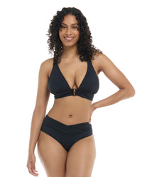 Kael D,DD,E & F Cup Top - BLACK