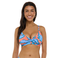 Sarah D,DD,E & F Cup Top - TROPICAL FIZZ