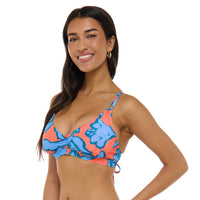 Sarah D,DD,E & F Cup Top - TROPICAL FIZZ