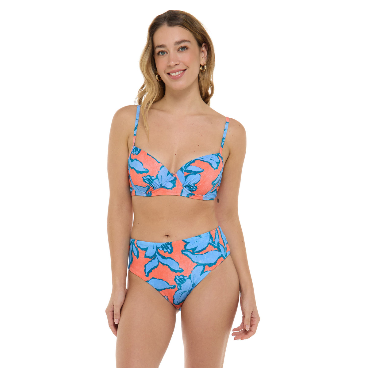 Bas Shirred Rachel - TROPICAL FIZZ